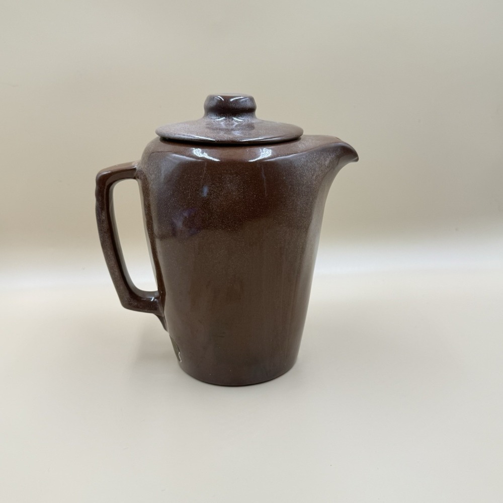 Frankoma 5T Teapot Coffee Pot Vase Decor Mid Century MCM Rustic Primitive